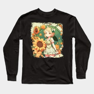 You Are My Sunshine - Sunflower Girl Long Sleeve T-Shirt